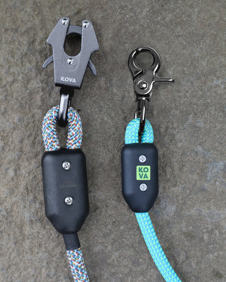 NEW SMALLER SIZE -`Deschutes Teal + Waste Bag Holder